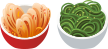 김치류, 나물류, 해조류 등