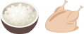 색이 없는 쌀요리