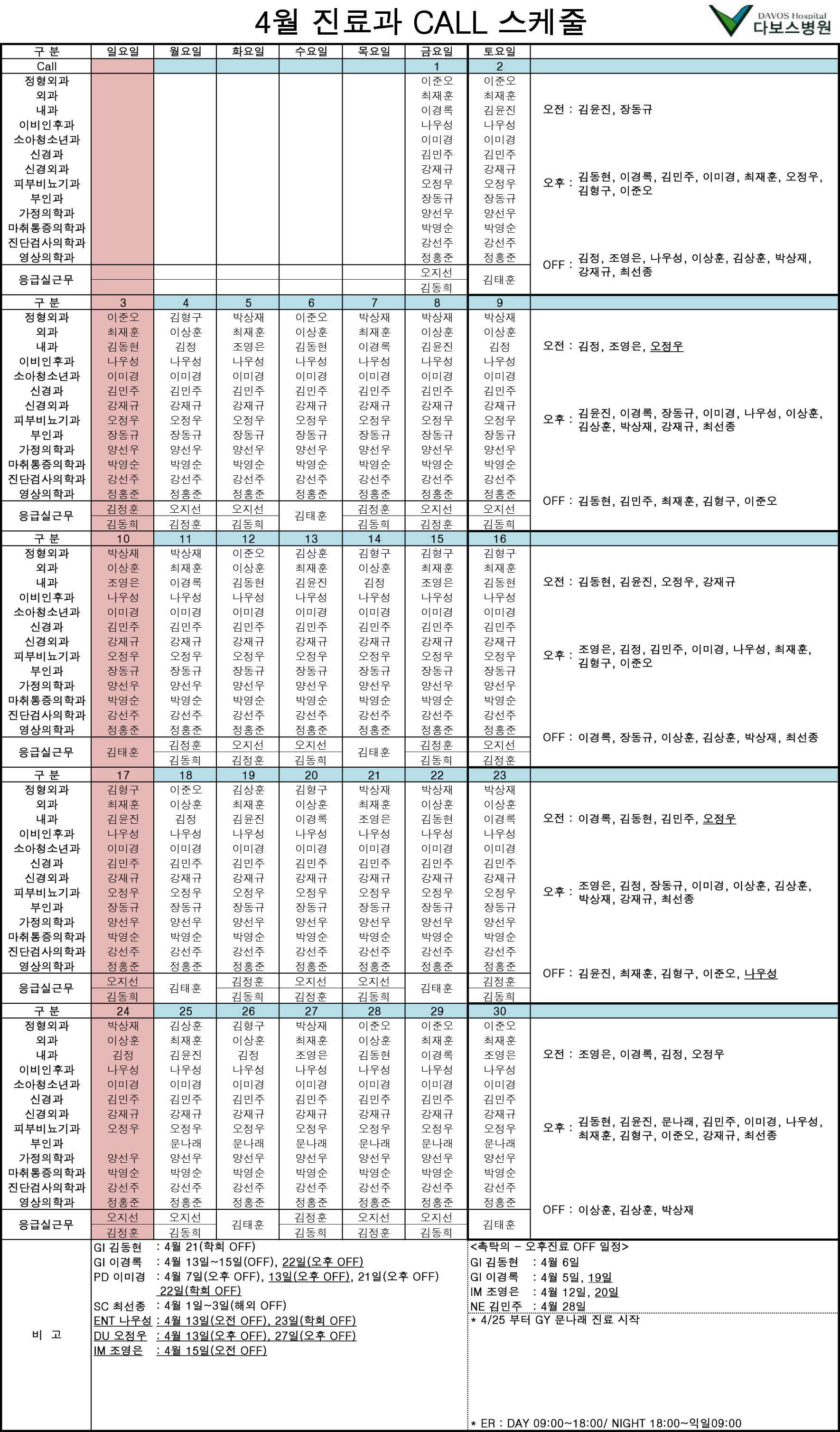 4월 진료과call스케줄(20160420 DU 휴무추가).jpg
